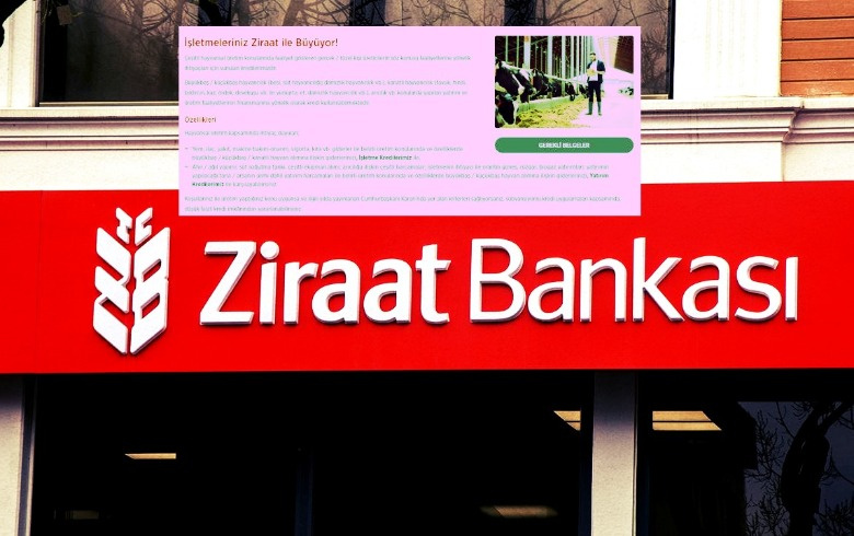 Faizsiz 10 sene vadeli 500.000 TL kredi! Ziraat Bankası kredi vanalarını açtı