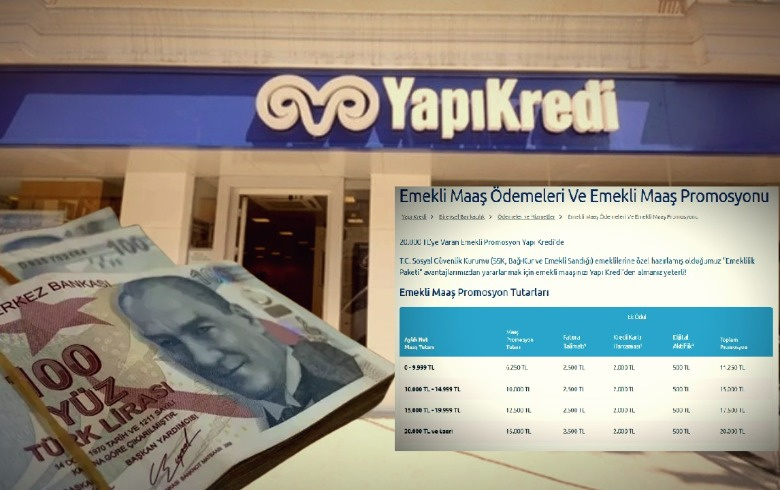 Yapı Kredi'den Şubat ayı emekli promosyonuna zam