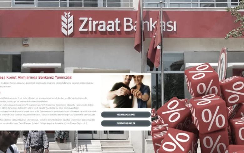 Ziraat Bankası 9.800 TL taksitle 1.7 milyon TL konut kredisi kampanyası başlattı!