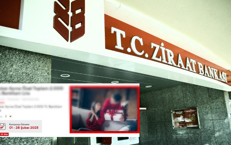 Ziraat Bankası müşterilerine karşılıksız 2.000 TL yatıyor