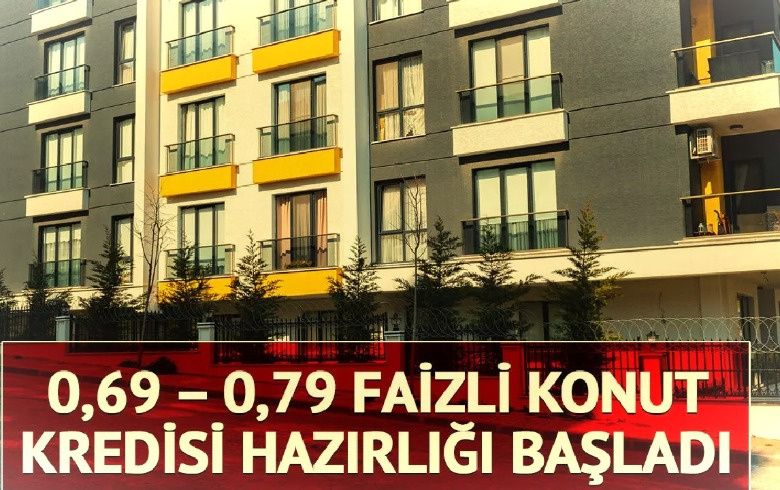 Yeni evim konut kredisi: 0,79'dan başlayan faizlerle ödeme