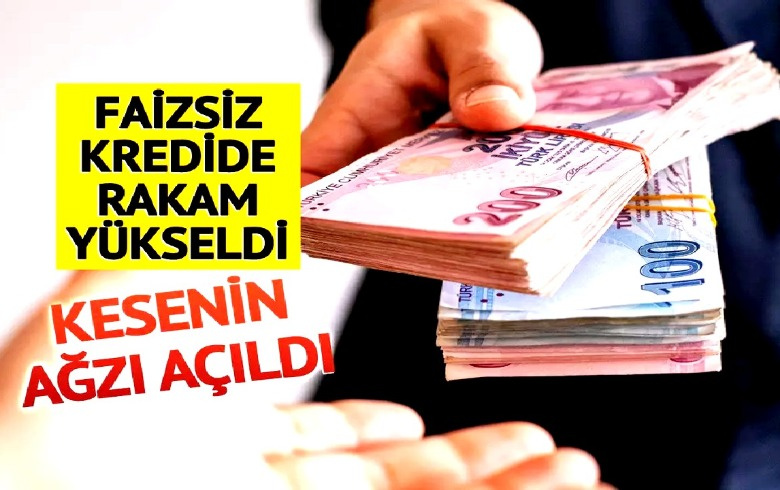 55.000 TL faizsiz kredi! Mobil başvuruya anında onaylanıyor